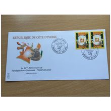 Côte d´Ivoire 2004 FDC Indépendance Elephant Elefant Faune 1314 - 1315