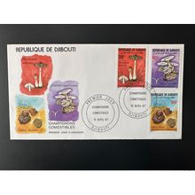 Djibouti 1987 Mi. 488 - 490 FDC Champignons comestibles Mushrooms Pilze Funghi