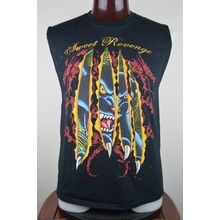 Sweet Revenge Band Mens L Sleeveless Black Graphic T Shirt