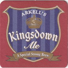 BEER MAT - ARKELLS BREWERY - KINGSDOWN ALE - (Cat 060) - (1998)