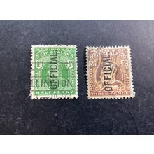 ICOLLECTZONE New Zealand O33, O35 VF used