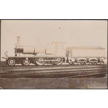 LSWR No 343 4-4-0 Locomotive, c.1905-10 - Pouteau RP Postcard