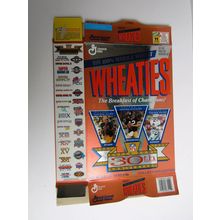 General Mills 1996 Cereal Box Wheaties 30th Anniversary Super Bowl 1967-1996 NFL