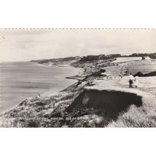 ED 159 MINSTER, ISLE OF SHEPPEY - CLIFFS AND DOWNS. RP POSTCARD