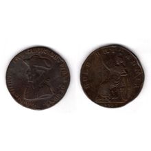 Great Britain. Earl Howe Halfpenny C.1795. dy17377