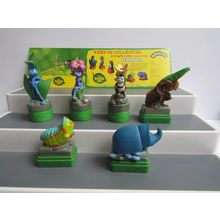 ROBINSONS A BUG'S LIFE STAMPERS 1999 Figures Set of 6 Order Form & Reinking Card