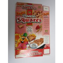 Mornflakes 2006 Cereal Box Strawberry Squares Packet Maze Game