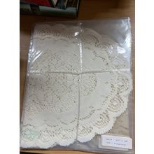 BRAND NEW SEALED 12" x 18" 100% POLYESTER PACK OF 10 OVAL TABLE PLACE MATS (P3)