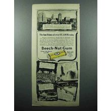 1948 Beech-Nut Gum Ad - Sun Shines over St. Louis Today