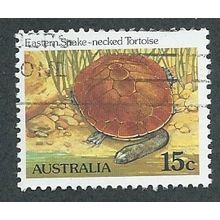 AUS 1981 15c 'EASTERN SNAKE HEAD TORTOISE' FINE USED (EBID49-949)