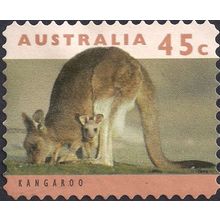 AUSTRALIA, MAMMALS, Kangeroo, brown 1994, 45c