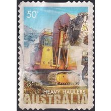 AUSTRALIA, Heavy Haulers, brown 2008, 50c