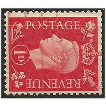 1937 SG463a 1d Scarlet Wmk Sideways Good/Fine Used ..