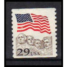 2523c 29c U.S. Flag Fine MNH Toledo Brown W5588
