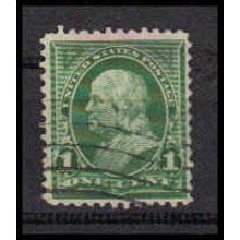 Used 279 1c Benjamin Franklin Just Clears RA1459