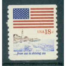 1891 18c U.S. Flag Fine MNH MA0826