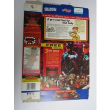 Kelloggs Frosties 1997 BATMAN Cereal Box 500g Box only