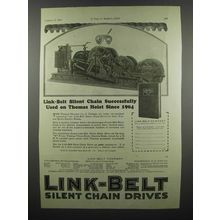 1924 Link-Belt Silent Chain Drives Ad - Thomas Hoist
