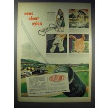 1948 Du Pont Nylon Ad - News About Nylon