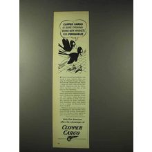1948 Pan American Clipper Cargo Ad - Perishables
