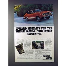 1976 Datsun 710 Car Ad - Upward Mobility!