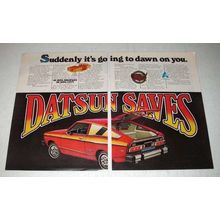 1976 Datsun B-210 Car Ad - Going to Dawn on You