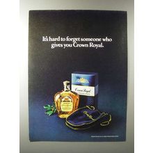 1979 Seagram's Crown Royal Whisky Ad - Hard to Forget