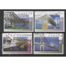 CAN 1995 (SET) 'BRIDGES' (4v) FINE USED (EBID71-340)