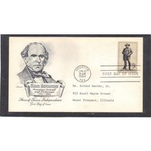 FDC Artmaster 1242 5c Sam Houston (Cachet-Typed/A) CV42037