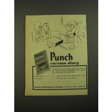 1967 Punch Cartoon Diary Ad - Punch Cartoon Diary from all good stores