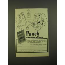1967 Punch Cartoon Diary Advertisement
