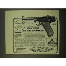 1966 Erma-Werke .22 L/R Pistolen Pistol Ad - Presenting one of the finest