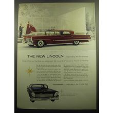 1958 Lincoln Premiere Landau Ad - Inspired by the Continental