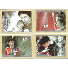 GB PHQ Cards 1992 40th Anniversary Of Accession PHQ Cards Used Set (No 141)