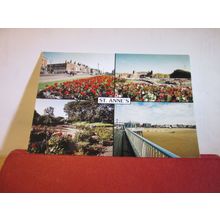 multiview, ST. ANNES-ON-SEA, LANCASHIRE. used postcard 2004? pm =