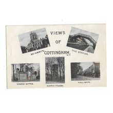 Views Of Cottingham, Yorkshire, Multiview Postcard.