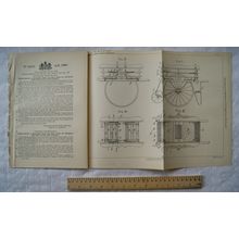 1890 Patent No. 16,711 reversible seats children's mail carts, Tomlin Smallheath