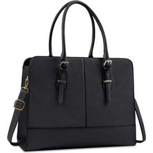 Laptop Bag for Women Leather Work Tote 15.6 Inch Laptop for Computer Bag Waterpr