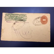 ICOLLECTZONE Mexico Postal History Wells Fargo Carrier Cover front VF (G400)
