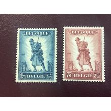 ICOLLECTZONE Belgium B123-124 VF hinged