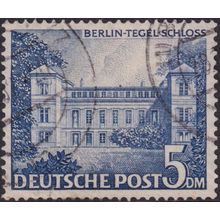 West Berlin 1949 5DM Tegel Schloss