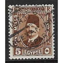 EGYPT 1927 5m USED SG156