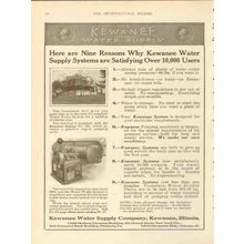 kewanee water supply company 1911 nine reasons why vintage ad