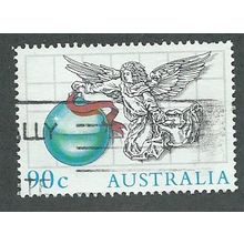 AUS 1985 90c 'CHRISTMAS' FINE USED (EBID40-273)