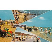 Jaywick Walls Ice Cream Beach Cafe Kodak Sign 1970s Postcard