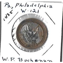 1895 W. P Buchanan 2nd Annual entertainment Phila Pa W-121 XF
