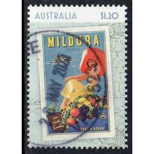 Australia 2023 Travel Posters - Mildura $1.20 Sheet Used