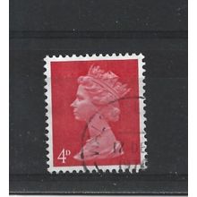 GB.SG733 4d Bright Vermilion.Phosphor Unchecked.Fine Used.Jul25