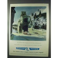 1958 Standard Vigale Vanguard Car Ad - Christmas