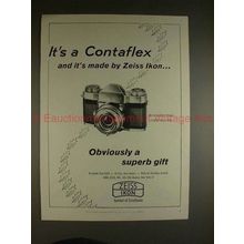 1958 Zeiss Ikon Contaflex Camera Ad - A Superb Gift!!